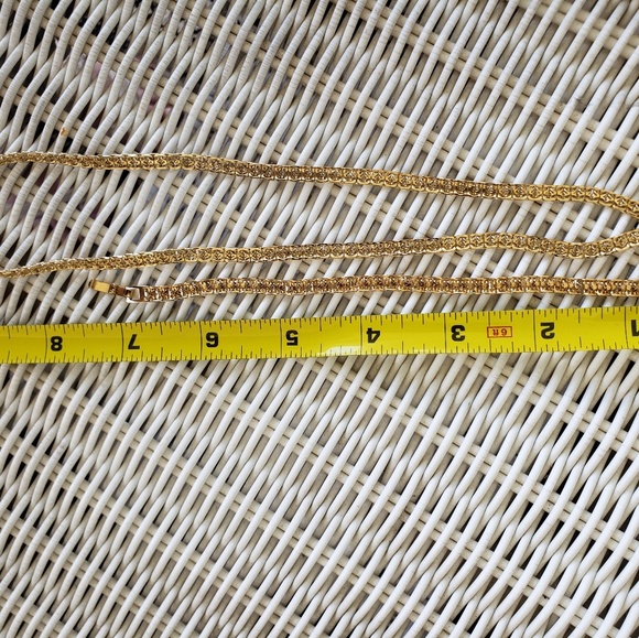 Vintage Gold-tone Necklace/Bracelet Set - Picture 3 of 4